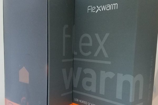 Flexwarm電熱頸巾開箱-暖粒粒!最高53度!